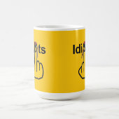 Mug Tourner les idiots de boue (Centre)