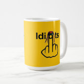 Mug Tourner les idiots de boue (Devant droit)