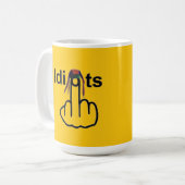 Mug Tourner les idiots de boue (Devant gauche)