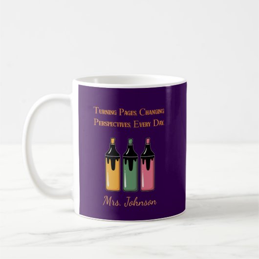 Mug Tourner les pages, changer de perspective, chaque (Gauche)