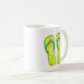 Mug Tournes blanches mignonnes (Devant droit)