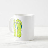 Mug Tournes blanches mignonnes (Devant gauche)