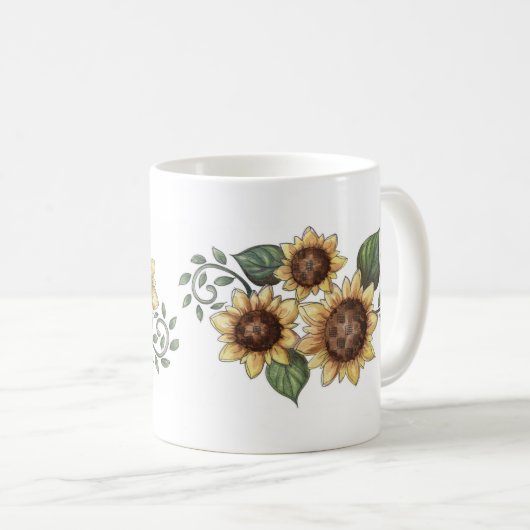 Mug Tournesol (Devant droit)