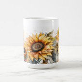 Mug Tournesol à l'aquarelle (Centre)