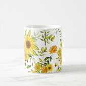 Mug Tournesol à l'aquarelle 8 (Centre)