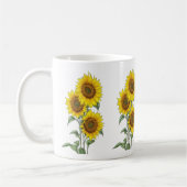 Mug Tournesol aquarelle (Gauche)