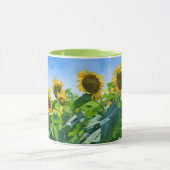 Mug Tournesol Art Fleur Jaune Coupe de Musique Nature (Centre)