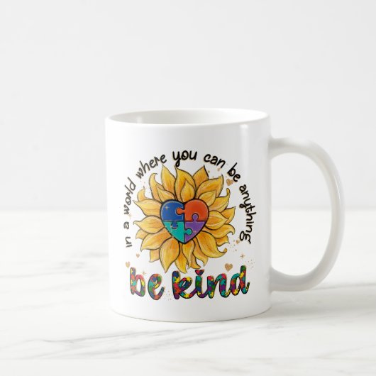 Mug Tournesol autiste (Droite)