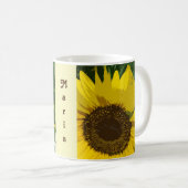 Mug Tournesol Beau Jaune brillant Artistic Floral (Devant droit)