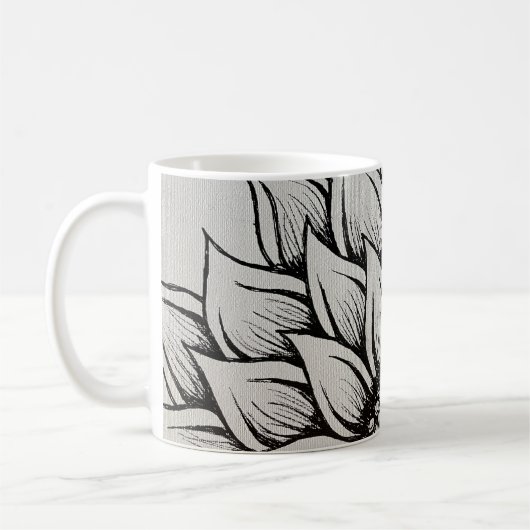 Mug Tournesol blanc (Gauche)