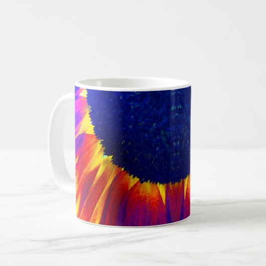 Mug Tournesol Bleu (Devant gauche)