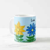 Mug Tournesol Capriceux Daisy Tulipe Amour (Devant gauche)