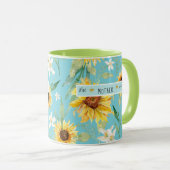 Mug Tournesol Citrus Blossom Meilleur Mère Jamais Coeu (Devant droit)