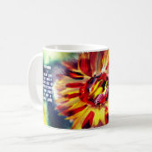 Mug Tournesol confiance dans le bon temps (Devant gauche)