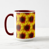 Mug Tournesol - Coupe Sunshine Jaune Rouge (Gauche)