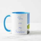 Mug Tournesol et cieux bleus (Gauche)