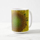 Mug Tournesol et graines, Spirale, Ratio doré (Devant droit)