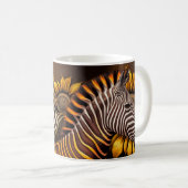 Mug Tournesol et zèbre (Devant droit)
