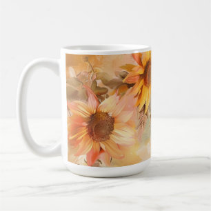 Mug Tournesol Eté Jaune Aquarelle