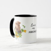 Mug Tournesol Eucalyptus Airedale Terrier Chien (Devant gauche)
