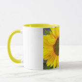 Mug Tournesol géant à l'intérieur jaune (Gauche)