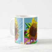 Mug Tournesol généré par IA (Devant gauche)