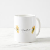 Mug Tournesol Grateful (Devant droit)