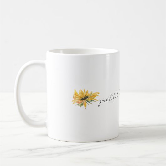 Mug Tournesol Grateful (Gauche)