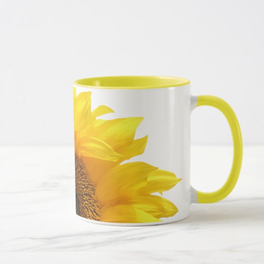 Mug tournesol jaune (Droite)