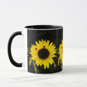 Mug Tournesol Jaune Et Deux Ladybugs (Gauche)