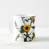 Mug Tournesol jaune vibrant (Devant gauche)