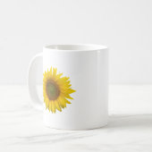 Mug Tournesol moderne Botanique Pays Rustique (Devant gauche)
