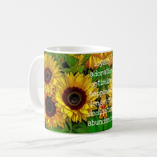 Mug tournesol - muqueuse (Devant gauche)