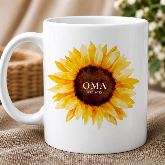Mug Tournesol Oma