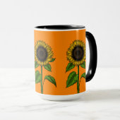 Mug Tournesol orange (Devant droit)