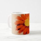 Mug Tournesol orange vif (Devant gauche)