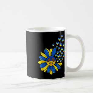 Mug Tournesol Paix Cœur Amour Je suis avec l'Ukraine U