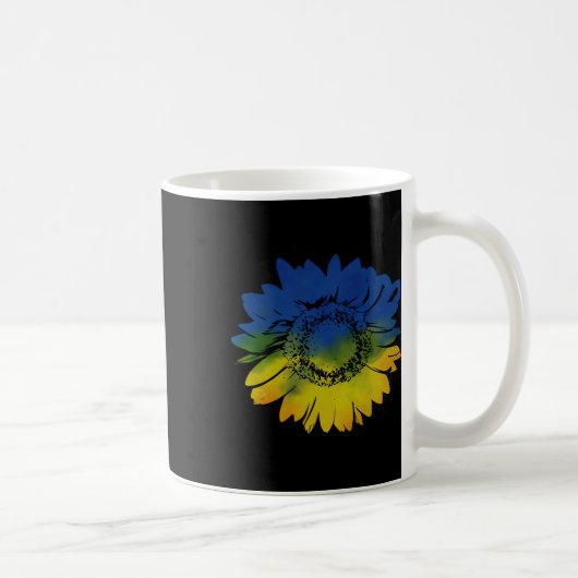 Mug Tournesol pour les couleurs du drapeau de l'Ukrain (Droite)