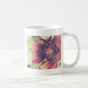Mug Tournesol Rouge Grunge