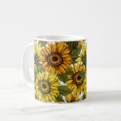 Mug Tournesol rustique Jardin Café de campagne (Devant gauche)