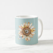 Mug Tournesol Vivre l'Instant (Devant droit)
