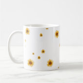 Mug Tournesols à l'aquarelle (Gauche)