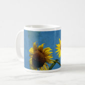 Mug Tournesols Abstraits (Devant gauche)