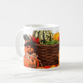 Mug Tournesols d'automne de citrouilles de Halloween (Devant gauche)