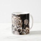 Mug Tournesols et boue Rose (Devant droit)