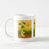 Mug Tournesols et ours de Kawaii (Gauche)