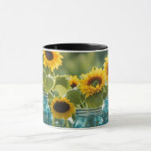 Mug Tournesols et pots Mason (Centre)