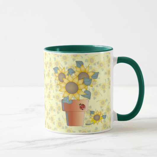Mug TOURNESOLS par SHARON SHARPE (Droite)
