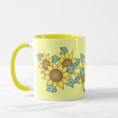 Mug TOURNESOLS par SHARON SHARPE (Gauche)