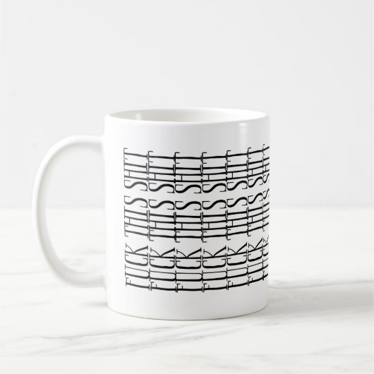 Mug Tournez-moi horizontalement FTS (Gauche)